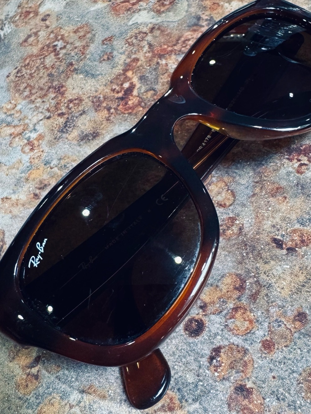 Ray-Ban Italy Tortoiseshell Sunglasses - Picture 3 of 5